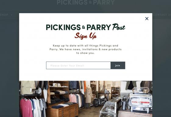 Pickings and Parry screen