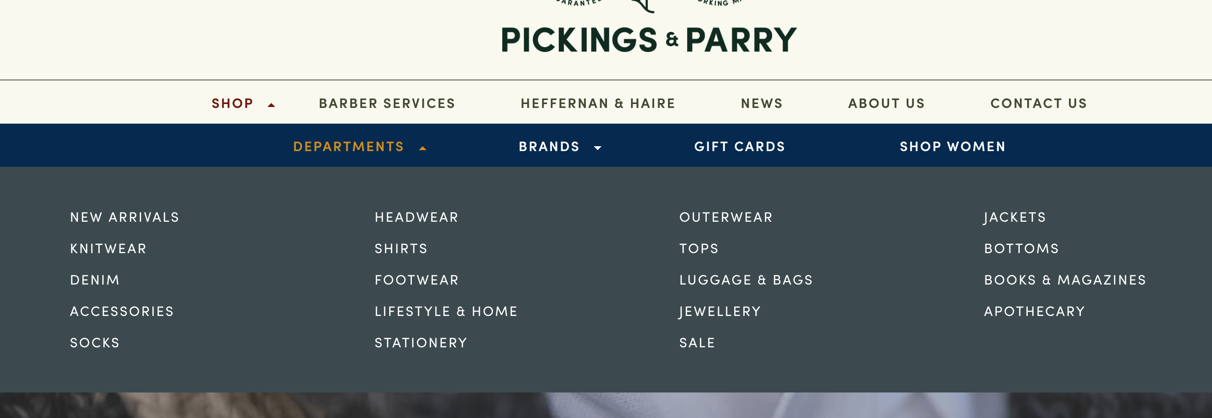 Pickings and Parry screen