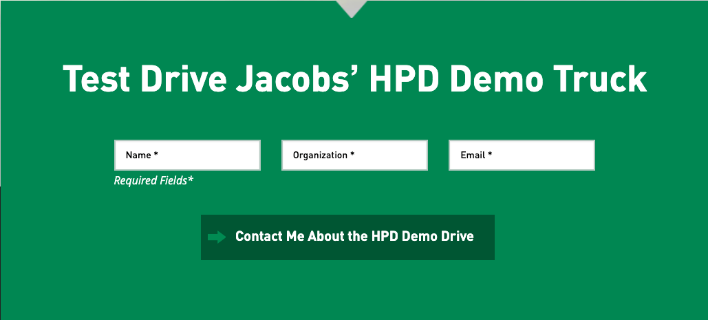 Jacobs Vehicle Systems screen