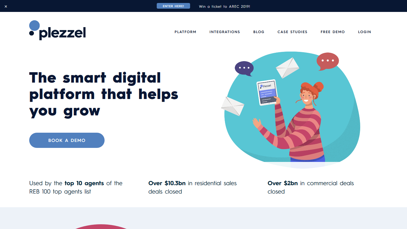 Plezzel website