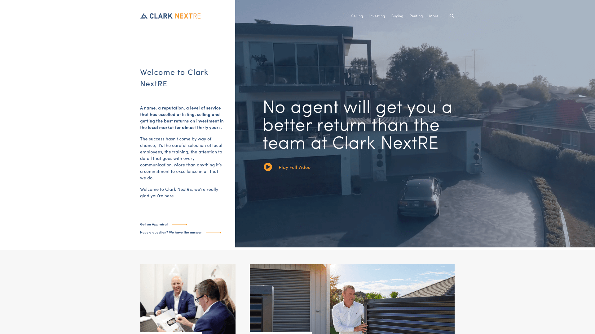 Clark Next RE website
